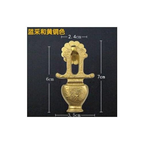 015 Chinese style imitation classic pure brass clothing shoes wine cabinet door Chinese medicine cabinet drawer
