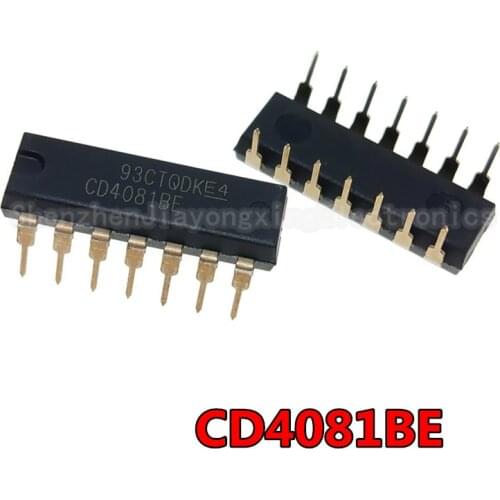 10PCS CD4081BE DIP14 CD4081 DIP 4081 4081BE DIP-14 new and original IC