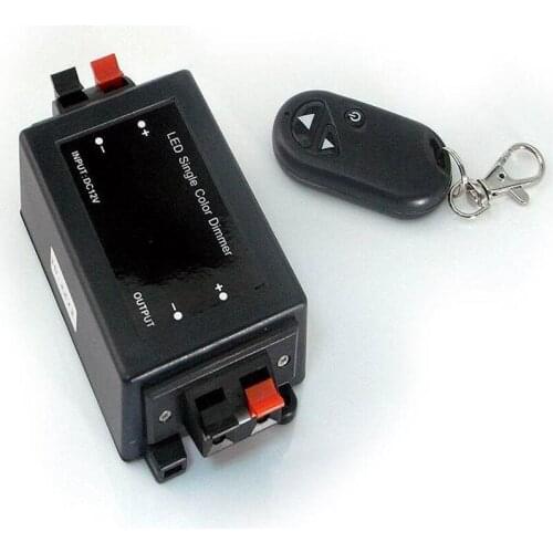 12V 8A RF LED Dimmer Dimming Controller LED Single color Strip modules light Remote dimmer 10pcs