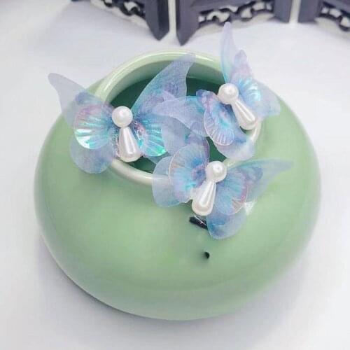 5pcs Handmade Hanfu Headdress Hair Accessories Butterfly Hairpin Ancient Decoration Prop Women Girl Birthday Gift