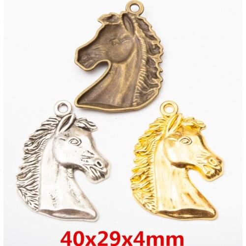 8pcs Vintage Animal Horse Pendant Charm for Jewelry Making DIY Handmade Horse Pendant 5755