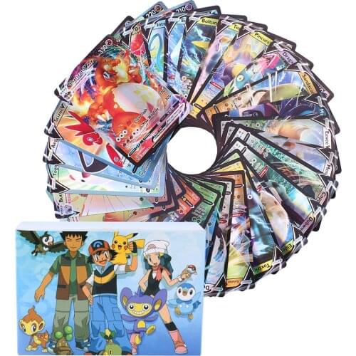 300pcs English Pokemon Card Vmax GX Tag Team EX Mega Game Battle Carte Trading Children Toy