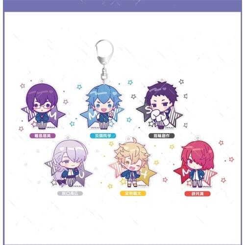 Anime Pretty Boy Detective Club Doujima Mayumi Soutouin Bags Pendant Acrylic Keychain Keyring Q Version Cortoon Decorations Gift