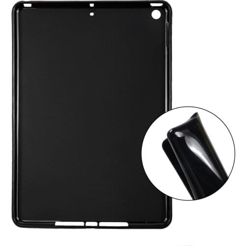 Case For iPad 9.7 inch 2017 2018 Soft Silicone Protective Shell For iPad 5 6 th 9.7'' ipad6 Shockproof Tablet Cover Bumper Funda