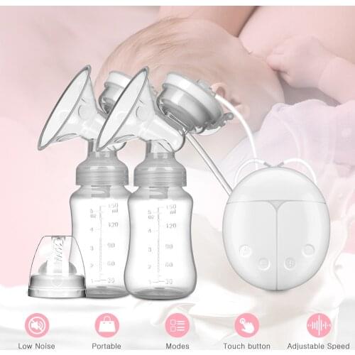 Electric breast pump unilateral and bilateral breast pump manual silicone breast pump baby breastfeeding accessories