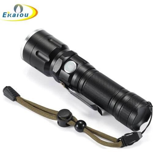 XHP50.2 LED Powerful Flashlight Torch USB Rechargeable Tactical Hunting torch 18650/26650 Zoom Led Flash Light camping lamp