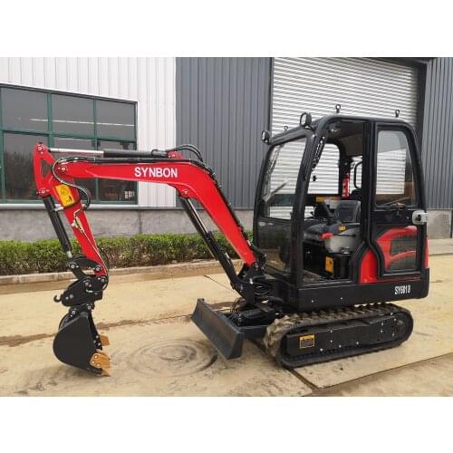 SYNBON 1.8Ton Digger Crawler Excavator Farm Home Construction Use SY601.8