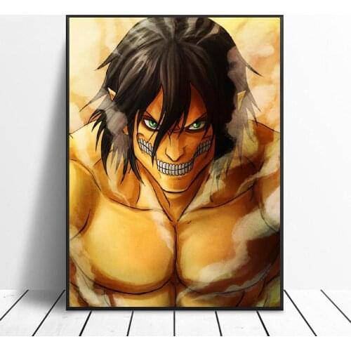 Attacker titan Canvas Painting Art Print Poster Picture Wall Modern Minimalist Bedroom Living Room Decoration