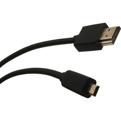 Micro HDMI-compatible Cable 2.0 3D 4k 1080P High Speed HD Adapter for GoPro Hero 7 Black Hero 5 Raspberry Pi 4 Lenovo Micro HDTV