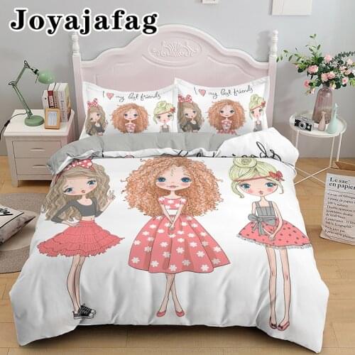 Beautiful Girls Bedding Set Twin Single Double King Queen Duvet Cover With Pillowcase For Kids Adult Dream Quilt Covers Bed Sets
