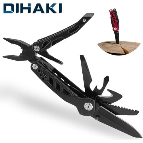 11 in 1 Multi Tool Pliers Set Folding Knife EDC Tool Army Knives for Travel Camping Hiking Climbing Outdoor Survival