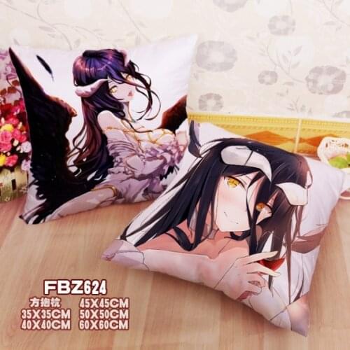Anime overlord Cosplay Pillowcase Throw Cushion Cover Home Sofa Two Sides Boys Girls Gift