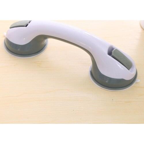 Anti Slip Bathroom Suction Cup Handle Grab Bar for Elderly Safety Bath Shower Tub Bathroom Grab Handle Rail Grip No Drilling