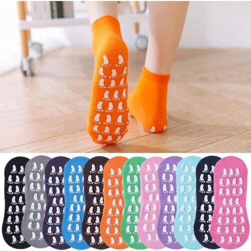 Non-Slip Floor Socks, Baby Childrens Cotton Trampoline Socks, Adult Sports Yoga Socks, Foot Massage Sports Socks