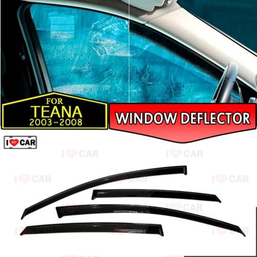 Window deflector for Nissan Teana 2003-2008 car window deflector wind guard vent sun rain visor cover car styling decor