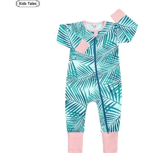 Autumn Newborn Baby Romper Girls Boys Cute Cartoon Animal Stripe Zipper Clothes for Kids Long Sleeve Toddler Jumpsuit Outfits