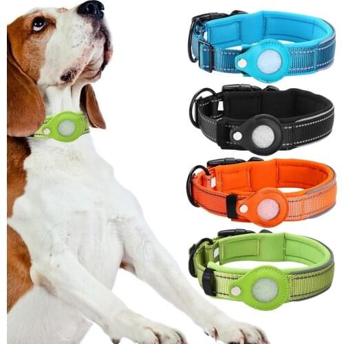 Pet Collar Anti-Lost for Apple for Airtag Protective Tracker for Outdoor Park Dog &cat Location Tracking Case Cover