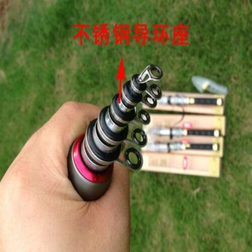 Mingjue fishing rod fishing rod fishing rod sea rod ultra short Mini Jihai dual purpose fishing rod mingjue metal wheel seat