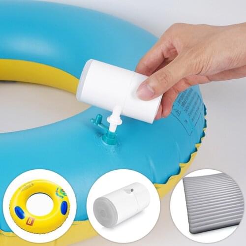 Outdoor Camping Machine With LED Lamp Portable Mini Electric Inflator USB Charging Outdoor Air Pump for Inflatable Camping Mat