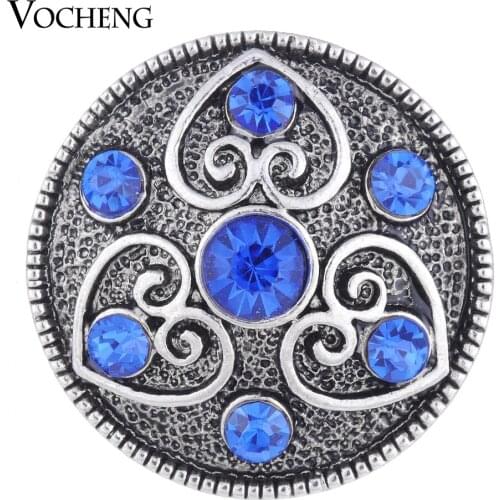Vocheng Ginger Snaps Filled Heart 18mm Alloy Charms Vn-1040