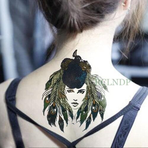 Waterproof Temporary Tattoo Sticker Wild girl tatto stickers flash tatoo fake tattoos for women