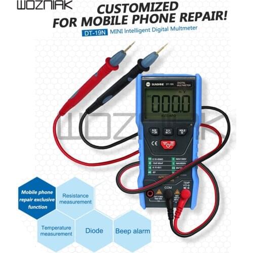 SUNSHINE DT-19N Mini Smart Multimeter Range Mobile Phone Repair