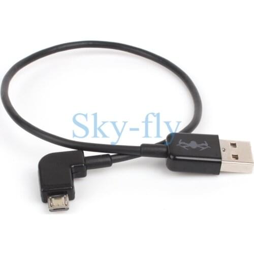 1pc Android Micro USB Data Cable Data Line 30cm for DJI MAVIC PRO/ Phantom 3/4 Inspire 1/2 Remote Controller