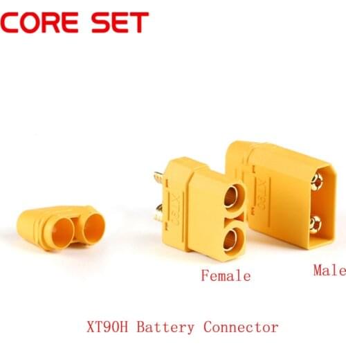 10pcslot XT90 XT90H Battery Connector Set 4.5mm Male Female Gold Plated Banana Plug (5 pair)
