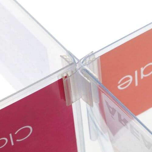 4-way panel display construction label tag card grip strip clamp clips KT board Clip paper board connection fixing data strip