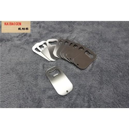 50pcs/lot Sublimation Blanks Metal Bottle Opener for Sublimation INk Transfer Printing Heat Press DIY Gifts products Can Print