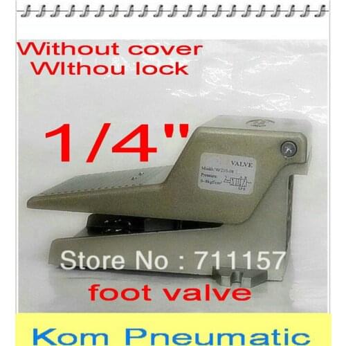 5x Fedex Free Shipping Pneumatic 1/4" 1/4 inch 5 Port 2 Position 5/2 Way Air Foot Pedal Valve 4F210-08