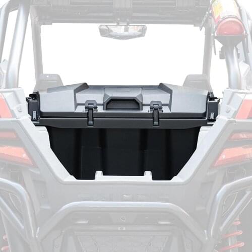73 QT RZR PRO XP UTV KEMIMOTO Storage Rear Cargo Box 2020 2021 for Polaris RZR PRO XP / XP 4 Black High Quality Polypropylene