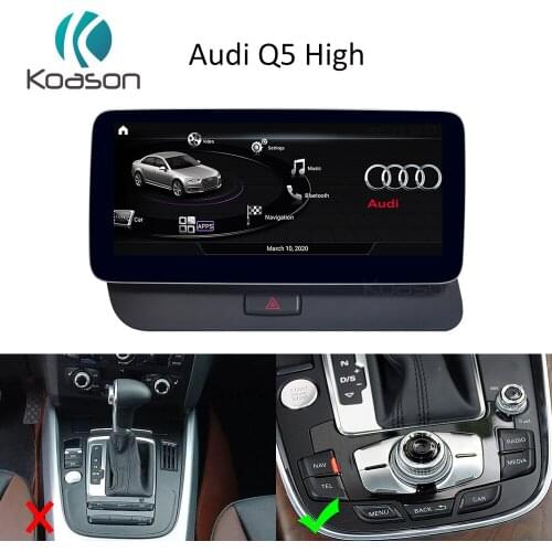 Android 10.0 Qualcomm 10.25inch Screen Upgrade Car GPS Navigation for Q5 Vehicle Multimedia Player high configuration