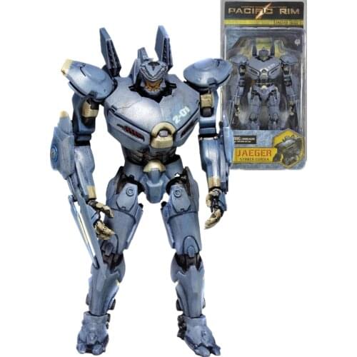BANDAI Spot sale 18cm model by hand Pacific Rim la Essential Jaeger Striker Eureka 7 Deluxe Children Toy Gift