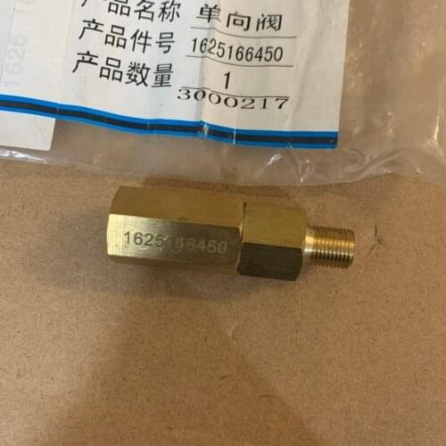 Free shipping 10pcs/lot 1625166450/ 1625166451 OEM one-way check valve for BLT air compressor