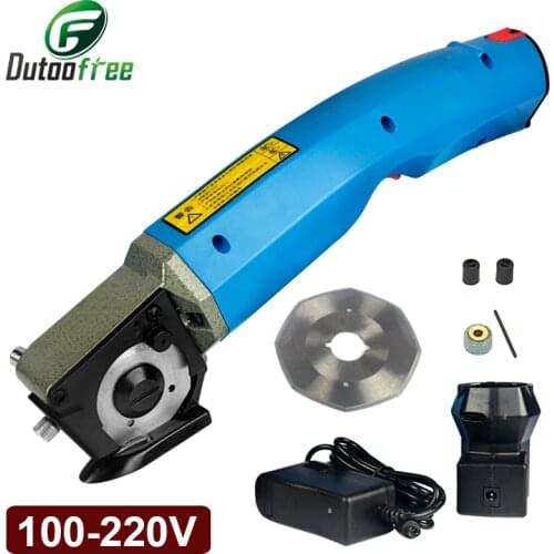 110-220V Wireless Charging Cutting Machine Handheld Electric Round Knife Cloth Cutting Machine Cloth Repairing Electric Scissors