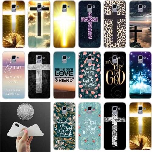 Phone case Cover Bible Jesus Christian Cross FOR Coque Samsung Galaxy J6 J4 J8 J7 2018 Plus J3 J5 J7 Prime Pro 2017 2016 Casse