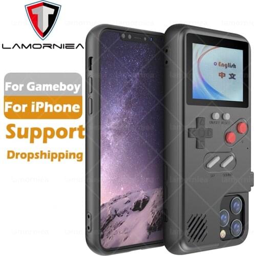 Playable Gameboy Case For iPhone 12 Pro Max Case Retro Game Boy Cover For iPhone 11 Pro Max X XR XS Max 7 8 Plus SE 2020 12 Mini