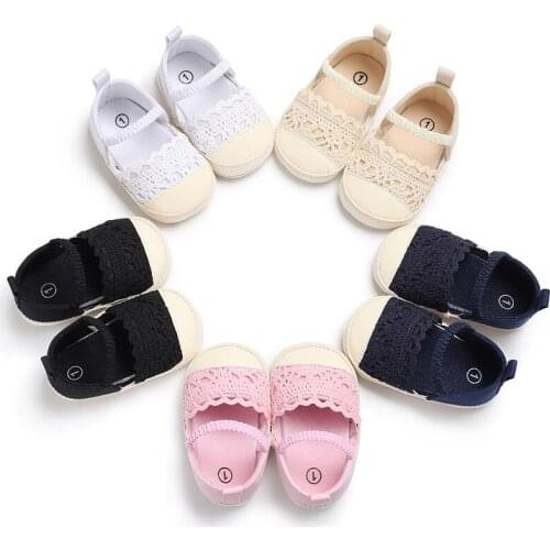 Spring Autumn Canvas Toddler Baby Shoes Girls Boys First Walkers Bebe Baby SneakersLace Newborn Baby Moccasins Crib Shoes