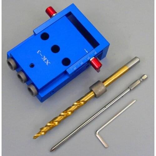 Woodworking Oblique hole locator Pocket Hole Jig Kit Set Hole opener locator Woodworking Drill Guide Woodworking DIY tool