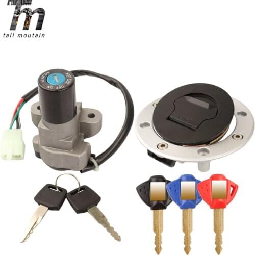 For SUZUKI 250 GSF250 Bandit 250 74A 75A 77A 78A 79A Motorcycles Ignition Switch Gas Cap Seat Key Lock Set