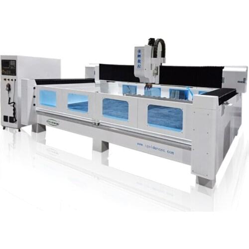 China 3 axis marble quartz stone countertops and sink processing atc cnc router machine 3000*1500mm
