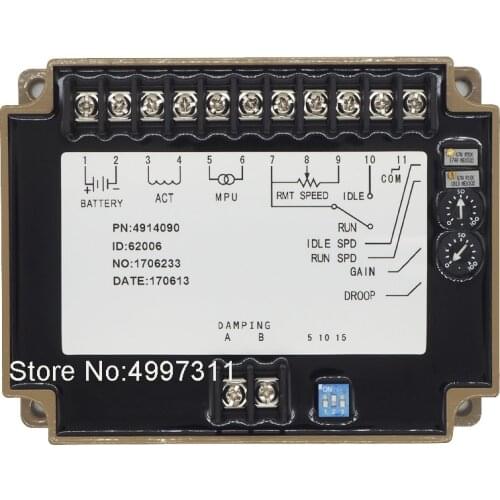 Chinese Own factory! Quality diesel generator engineSpeed Controller / Speed Governor 4914090