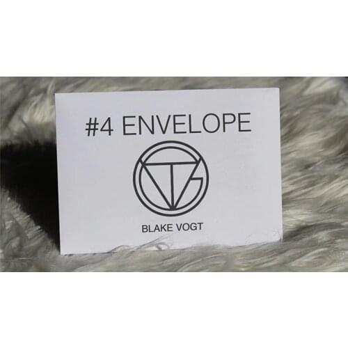 Number 4 Envelope by Blake Vogt (Gimmicks and Online Instructions) Close up Magic Tricks Mentalism Magic Illusions Fun Magician