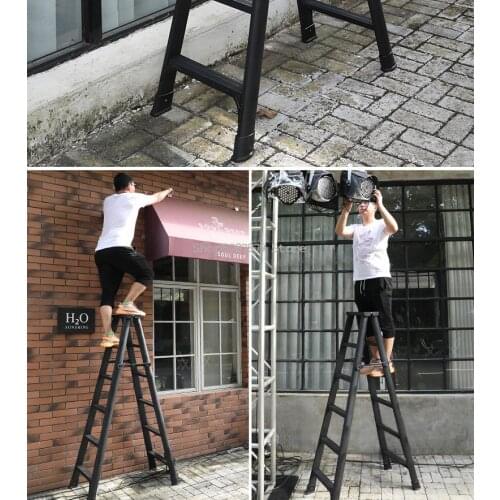 Ladder Family Thickened 2m Double Side Engineering Herringbone Family Telescopic Lift Multi-functional Folding Stairs