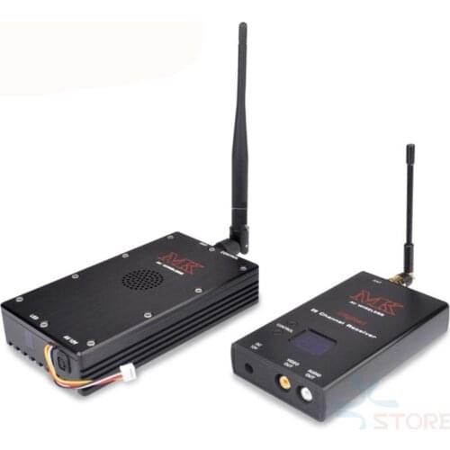 MK brand 10W 15ch 0.9G-1.2G cctv transceiver high-power wireless video transmitter and receiver monitoring transmission equipmen
