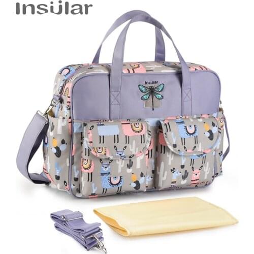 Fashion Waterproof Diaper Bag Large Capacity Handbag Messenger Travel Bag Multifunctional Maternity Mother Baby Stroller Bags