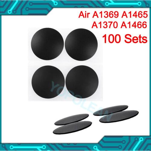 100Sets Laptop Bottom Case Cover Rubber Feet Replacement For Macbook Air 11" 13" A1369 A1370 A1465 A1466