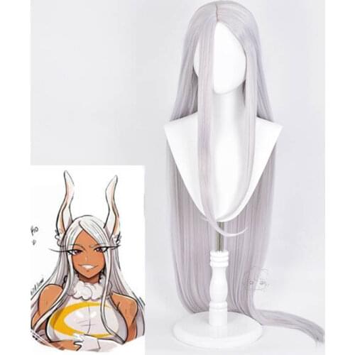 Women Long Straight Wig Cosplay Miruko Cosplay My Hero Academia Cosplay Anime Cosplay Wig Heat Resistant Synthetic Wigs