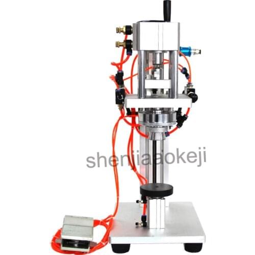 Pneumatic Perfume Bottle Crimping Machine Aluminum alloy Capping Machine Lid Cap Locking Machine LTR-1 Capper 1PC